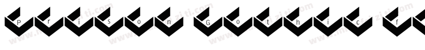 Prison Gothic font字体转换